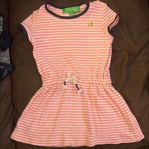 Masters Pink Striped Kids Dress